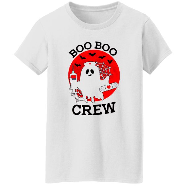 Boo Boo Crew Funny Ghost Nurse Halloween Shirt