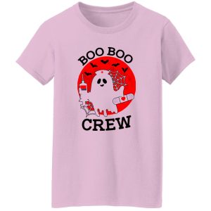 Boo Boo Crew Funny Ghost Nurse Halloween Shirt