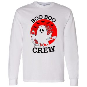 Boo Boo Crew Funny Ghost Nurse Halloween Shirt