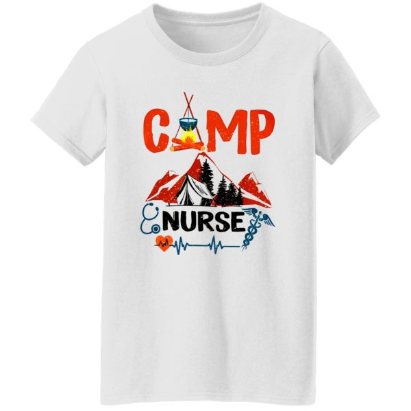 Camp Nurse Camping Lover Gift for Nurse Shirt