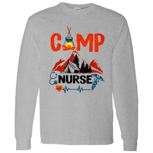 Camp Nurse Camping Lover Gift for Nurse Shirt