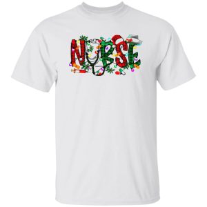 Christmas String Lights Nurse Shirt, Proud To Be A Nurse Shirt