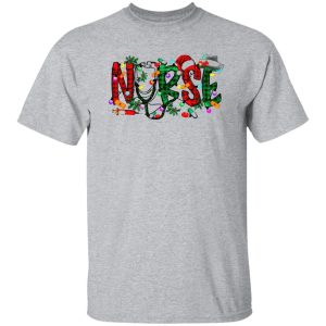 Christmas String Lights Nurse Shirt, Proud To Be A Nurse Shirt