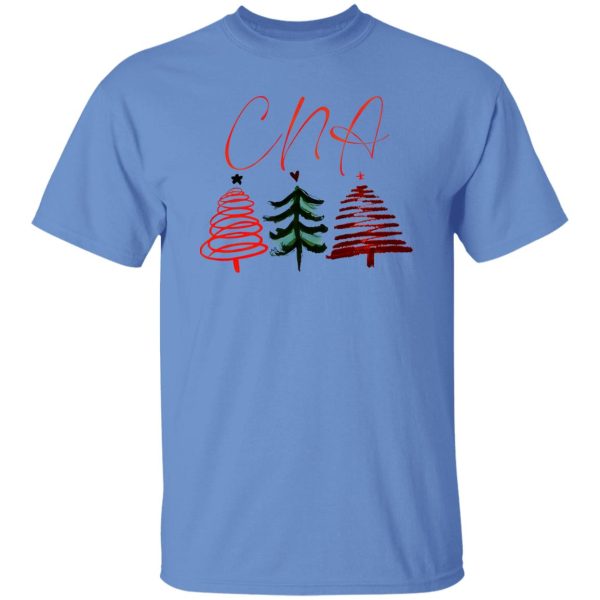 Certified Nursing Assistant Christmas Shirt, CNA Xmas Trees Shirt