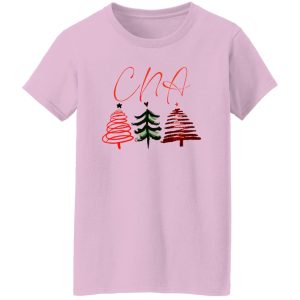 Certified Nursing Assistant Christmas Shirt, CNA Xmas Trees Shirt