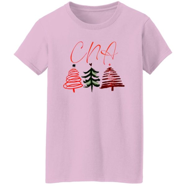 Certified Nursing Assistant Christmas Shirt, CNA Xmas Trees Shirt