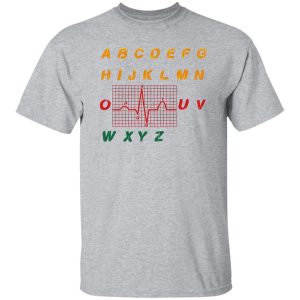 Funny Alphabet Heartbeat Gifts for Nurse V2 Shirt