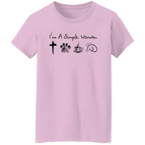 I’m A Simple Woman I Love Flip Flops, Dogs, Coffee And Nurse Shirt