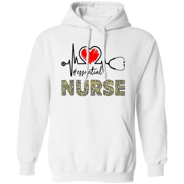 Funny Nurse Hoodie, Essential Nurse Leopard Shirt