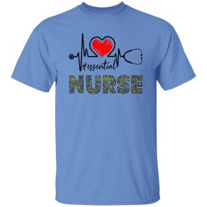 Funny Nurse Hoodie, Essential Nurse Leopard Shirt