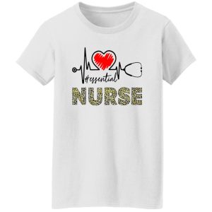 Funny Nurse Hoodie, Essential Nurse Leopard Shirt