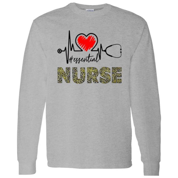 Funny Nurse Hoodie, Essential Nurse Leopard Shirt