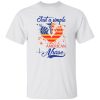 Just A Simple American Nurse Ceduceus Nurse Symbol Mix American Flag Shirt