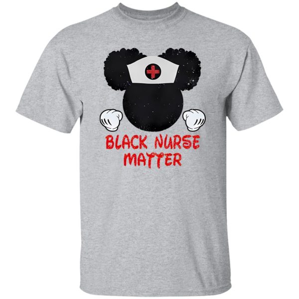 Mickey Mouse Black Nurse Matter Shirt