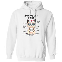 Anatomy Of A Nurse Cat Nurse Nurse Life Funny Gifts for Nurse Shirt