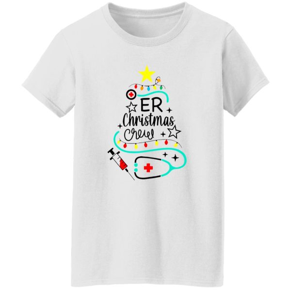 ER Nurse Christmas Shirt, ER Christmas Crew Shirt