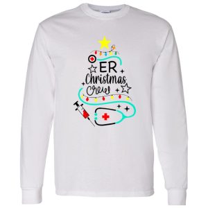 ER Nurse Christmas Shirt, ER Christmas Crew Shirt