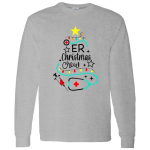 ER Nurse Christmas Shirt, ER Christmas Crew Shirt