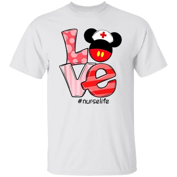 Love Nurse Life Mickey Shirt