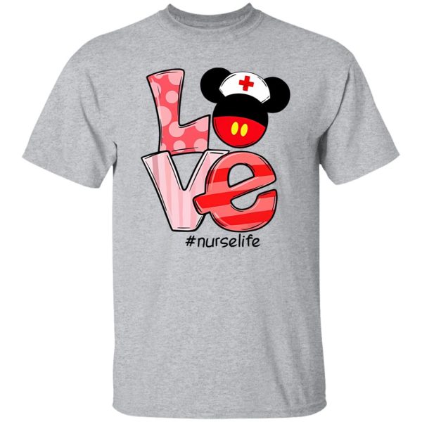 Love Nurse Life Mickey Shirt