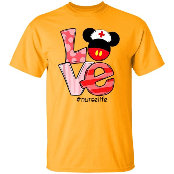 Love Nurse Life Mickey Shirt