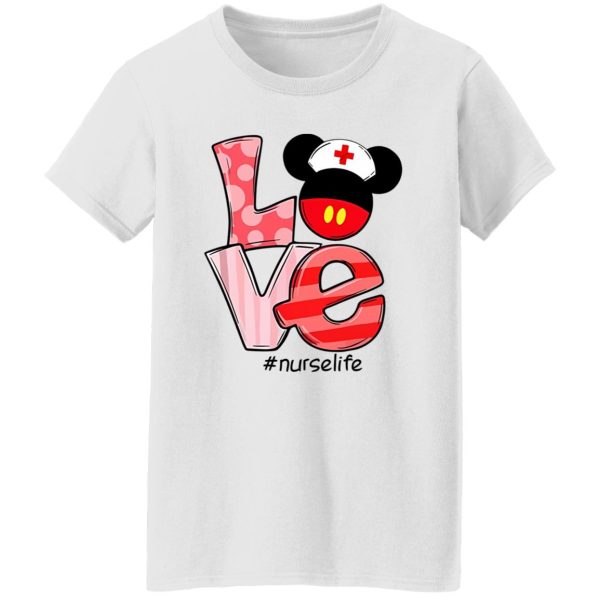 Love Nurse Life Mickey Shirt