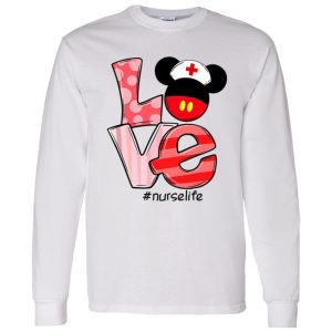 Love Nurse Life Mickey Shirt