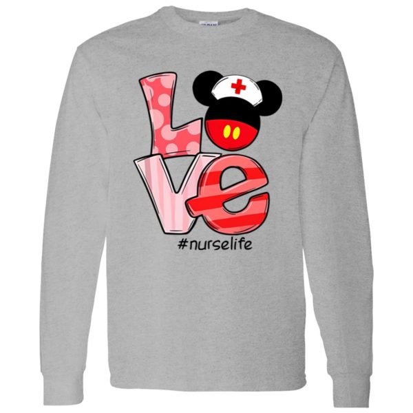 Love Nurse Life Mickey Shirt