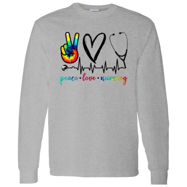 Nurse Shirt, Peace Love Nursing V2 Shirt