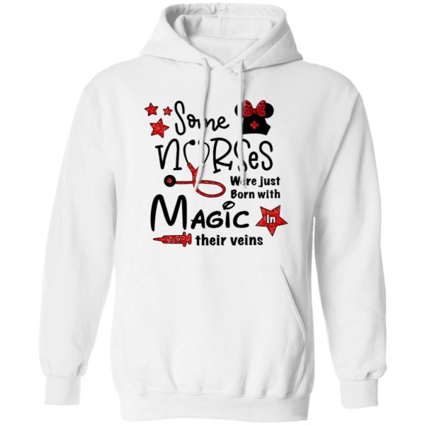 Star Some Nurses Were Just Born With Magic In Their Veins Shirt