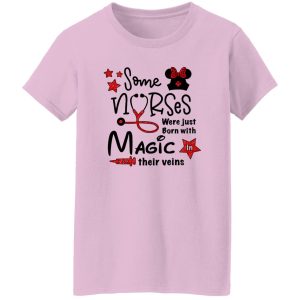 Star Some Nurses Were Just Born With Magic In Their Veins Shirt