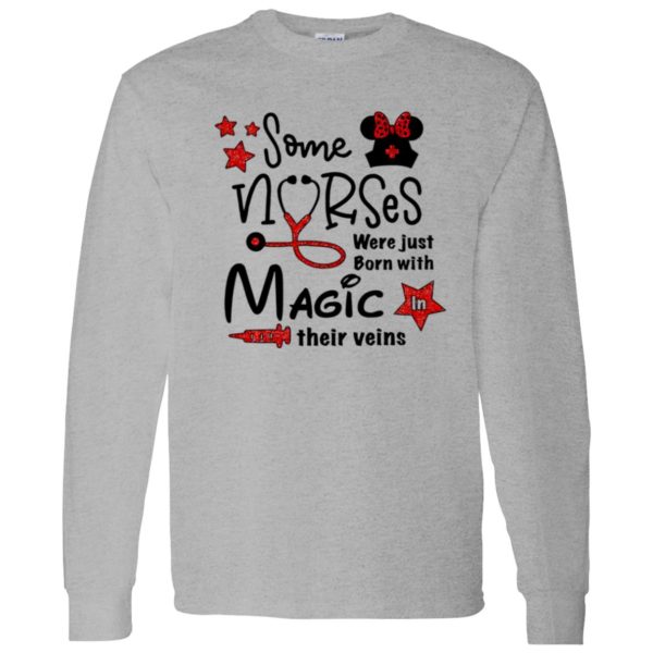 Star Some Nurses Were Just Born With Magic In Their Veins Shirt