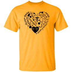 Nurse Heart Caring Empathy Compassion Patience Shirt
