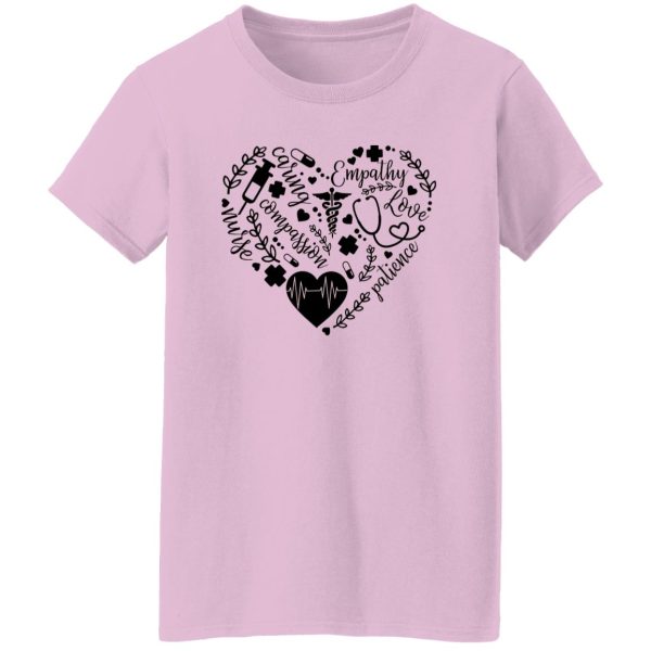 Nurse Heart Caring Empathy Compassion Patience Shirt