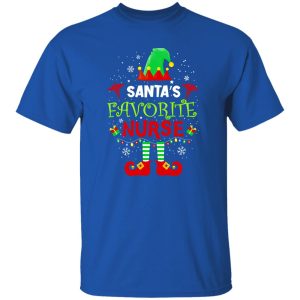 Christmas Elf Santa’s Favorite Nurse for Christmas Shirt