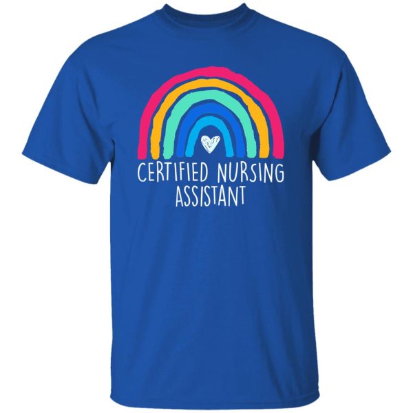 Certified Nursing Assistant Rainbow Funny Gifts for Nursing Assistant Shirt