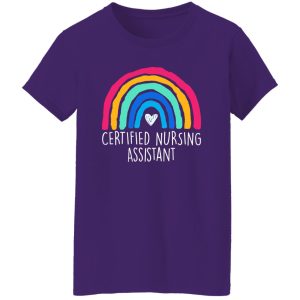 Certified Nursing Assistant Rainbow Funny Gifts for Nursing Assistant Shirt