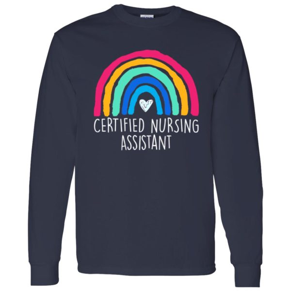 Certified Nursing Assistant Rainbow Funny Gifts for Nursing Assistant Shirt