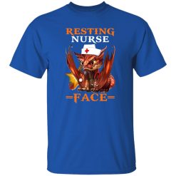 Dragon Resting Nurse Face Gift for Nurse Shirt