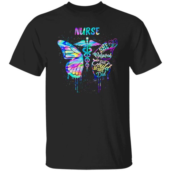 CNA Nurse She Believed She Could She So She Did Shirt