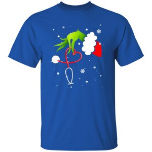 Grinch And Stethoscope Merry Christmas Gifts for Nurse Shirt