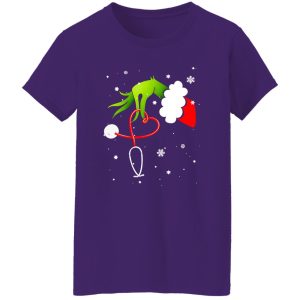 Grinch And Stethoscope Merry Christmas Gifts for Nurse Shirt