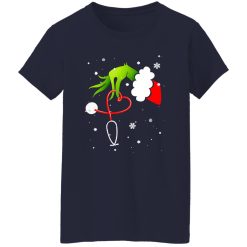 Grinch And Stethoscope Merry Christmas Gifts for Nurse Shirt