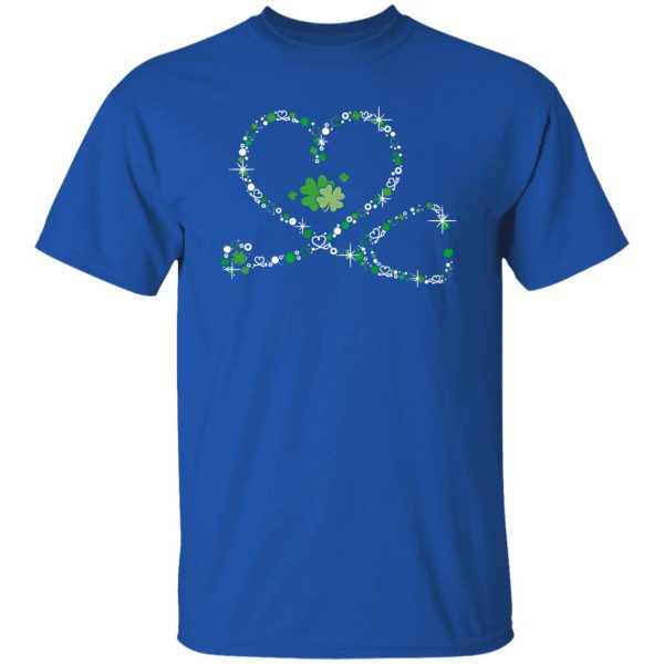 Heart Stethoscope Nurse for St Patrick’s Day Shirt