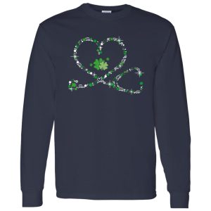 Heart Stethoscope Nurse for St Patrick’s Day Shirt