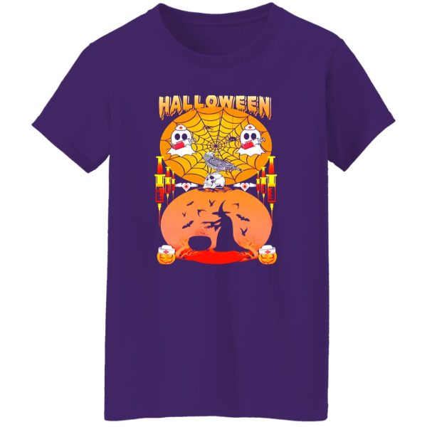 Halloween Funny Ghost Nurses and The Witch Shirt