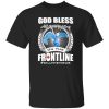 God Bless All Those Fighting On The Frontline Kill The Virus Nurse With Wings Shirt