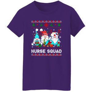 Gnome Nurse Sweatshirt, Nurse Squad Ugly Christmas Shirt