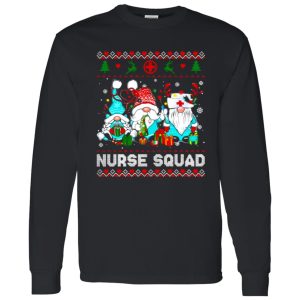 Gnome Nurse Sweatshirt, Nurse Squad Ugly Christmas Shirt