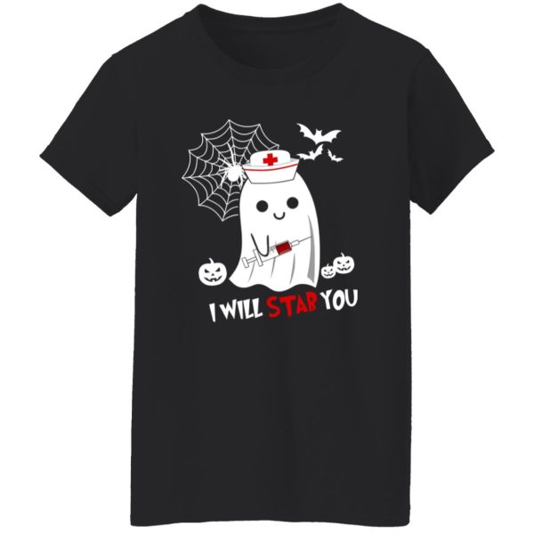 I Will Stab You Nurse Boo Halloween Shirt